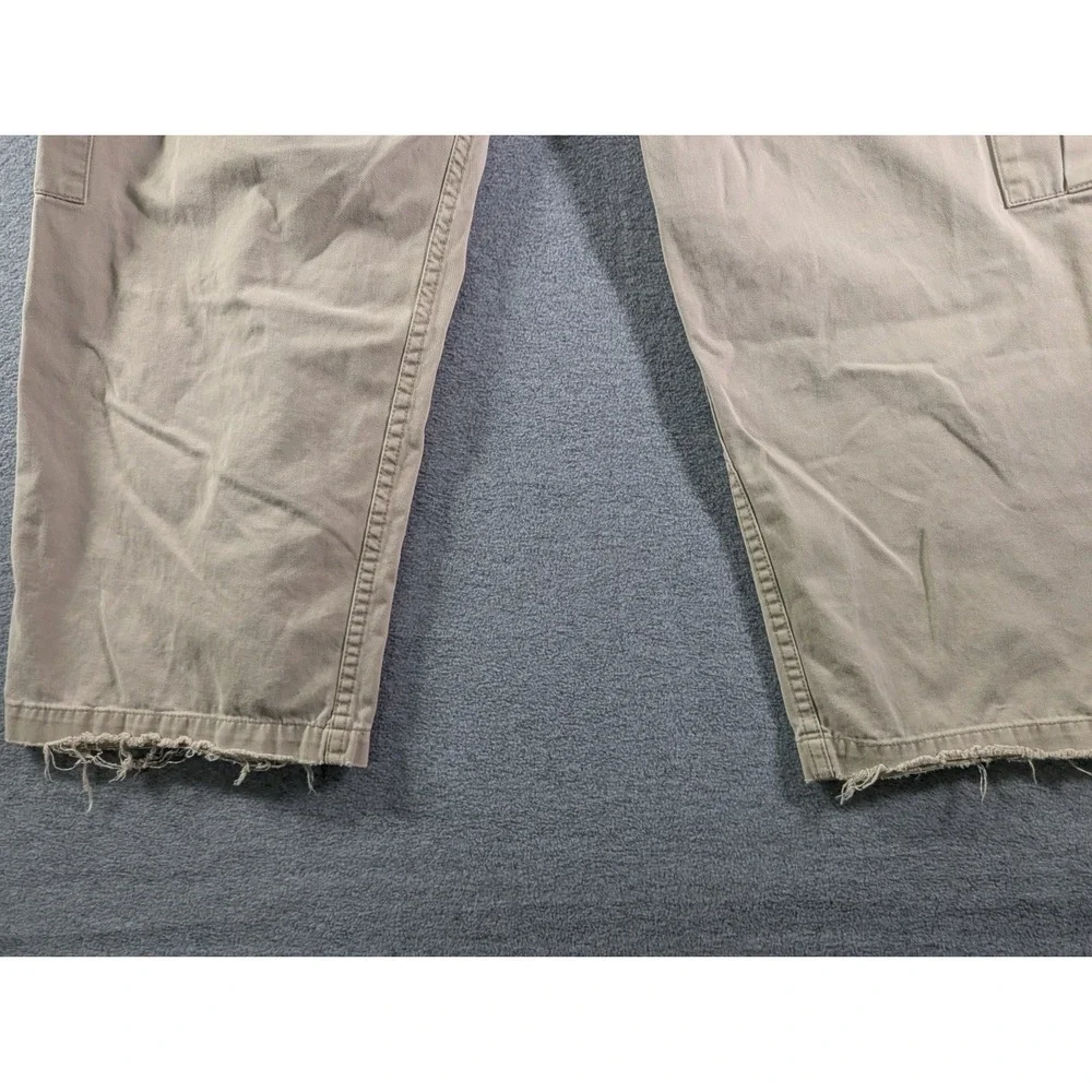 VTG Levi's SilverTab Cargo Pants 40x30 90s Skater Grunge Khaki Hong Kong Utility